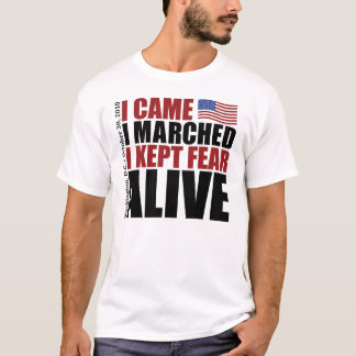 Behaltene Furcht lebendig T-Shirt