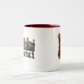 Behälter-Abzeichen-Tasse Zweifarbige Tasse (Mittel)