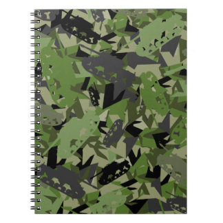 Behälter-Armee-Tarnungs-Notizbuch Notizblock