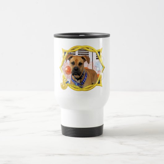 Behälter - Boxer-Mischung Reisebecher (Mittel)