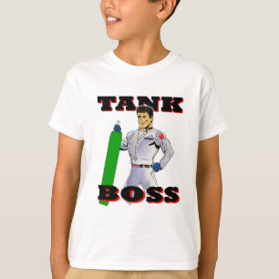 Behälter-Chef-Mann T-Shirt