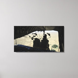 Behälter-Liefersystem rollt Ausgang zusammen Leinwanddruck