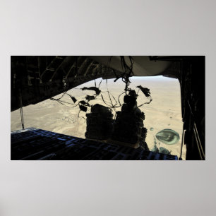 Behälter-Liefersystem rollt Ausgang zusammen Poster