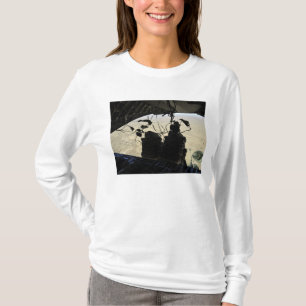 Behälter-Liefersystem rollt Ausgang zusammen T-Shirt