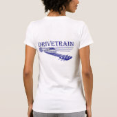 Behälter-Logorückseite der Frauen, URL-Front T-Shirt (Rückseite)