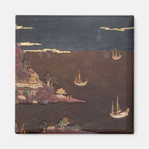 Behälter mit Marineszene Magnet