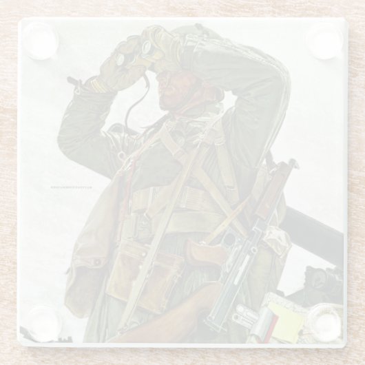 Behälter-Patrouille Glasuntersetzer (Rückseite)