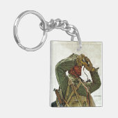 Behälter-Patrouille Schlüsselanhänger (Vorderseite links)