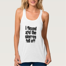 Behälter Spitze gebogen Tank Top