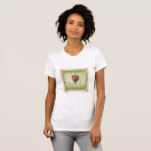 BEHÄLTER-SPITZEN-T - SHIRT - SCHOKOLADE BEDECKTE (Vorne ganz)