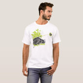 Behälter-u. Schmetterlings-T - Shirt (Vorne ganz)