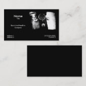 "Behälter-" Visitenkarte (Vorne/Hinten)