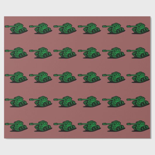 Behälterarmee Geschenkpapier (Flach)