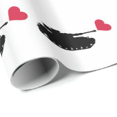 Behälterrotherz Geschenkpapier (Rolleneckpunkt)