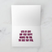 BehälterVatertagskarten Karte (Innenseite)