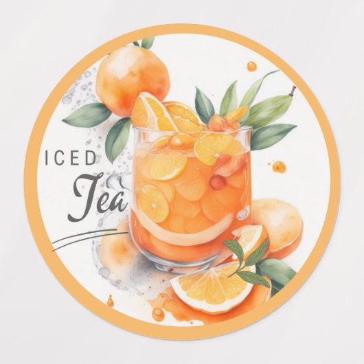 Behältnisse aus Glas Etiketten (Design 2)