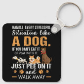 Behandeln Sie jede schwierige Situation wie einen Schlüsselanhänger (Rückseite)