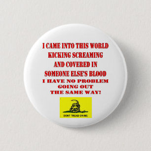 BEHANDELN SIE MICH NICHT BUTTON