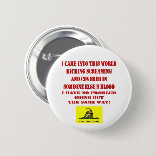 BEHANDELN SIE MICH NICHT BUTTON (Vorne & Hinten)