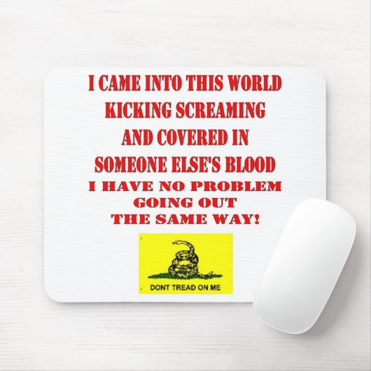 BEHANDELN SIE MICH NICHT MOUSEPAD (Mit Mouse)