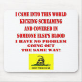 BEHANDELN SIE MICH NICHT MOUSEPAD (Vorne)