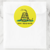 BEHANDELN SIE MICH NICHT RUNDER AUFKLEBER (Tasche)