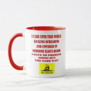 BEHANDELN SIE MICH NICHT TASSE