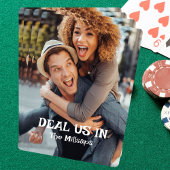 Behandeln Sie uns mit eigenem Foto Spielkarten