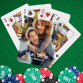 Behandeln Sie uns mit eigenem Foto Spielkarten