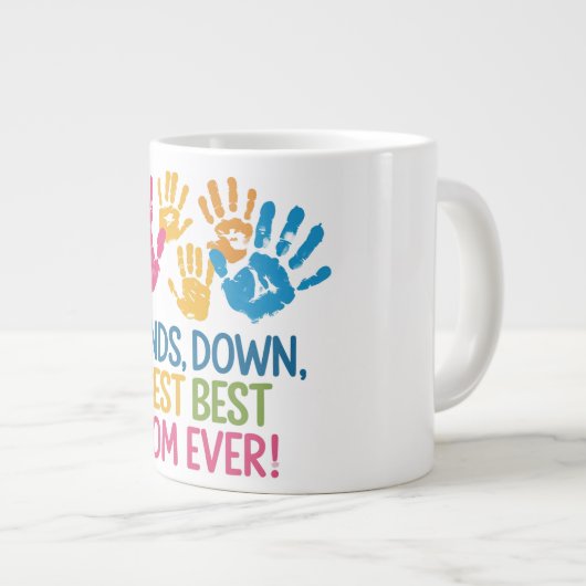 Behandelt die Tasse Beste Mama (Vorderseite Rechts)