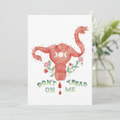 Behandle mich nicht mit Uterus PRO-Entscheidungen, Einladung (Stehend Vorderseite)