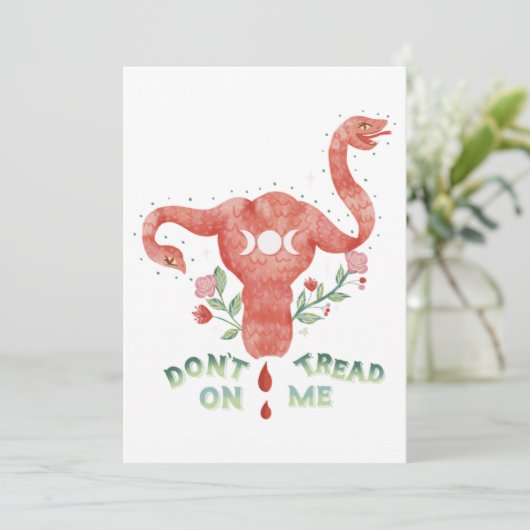 Behandle mich nicht mit Uterus PRO-Entscheidungen, Einladung (Stehend Vorderseite)