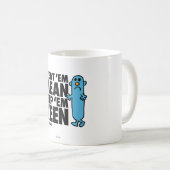 Behandle sie mittelmäßig kaffeetasse (VorderseiteRechts)
