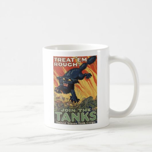 Behandle Sie sie grob-1918 Kaffeetasse (Rechts)