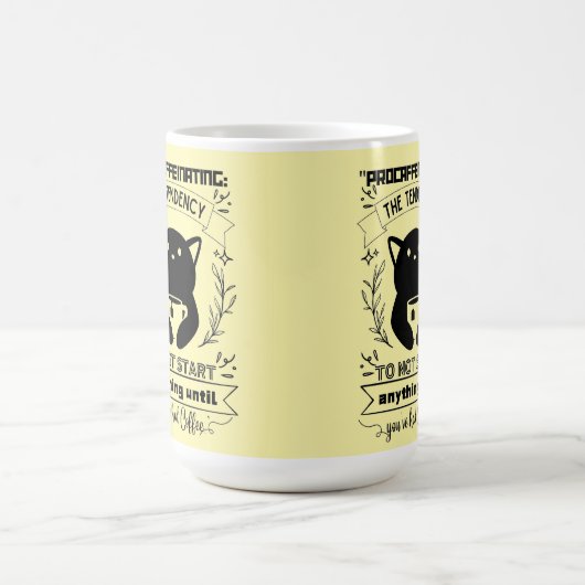 Behandlung der Tendenz, nicht zu beginnen Kaffeetasse (Mittel)