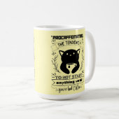 Behandlung der Tendenz, nicht zu beginnen Kaffeetasse (VorderseiteRechts)