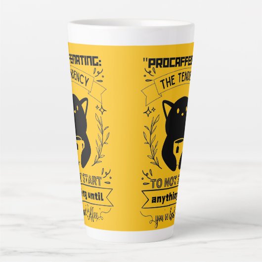 Behandlung der Tendenz, nicht zu beginnen Milchtasse (Vorderseite)