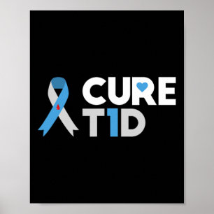 Behandlung des T1d-Diabetes mellitus Typ 1 Insulin Poster