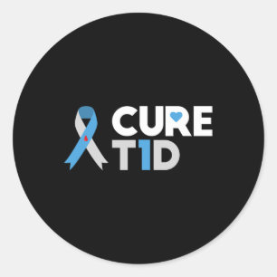Behandlung des T1d-Diabetes mellitus Typ 1 Insulin Runder Aufkleber