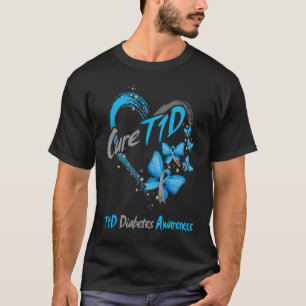 Behandlung des T1D-Diabetes Typ 1 Sensibilisierung T-Shirt