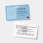 Behandlung Hunde-ID mit Logo Ausweis (Vorder- & Rückseite)