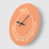 Behandlung im Gange Große Wanduhr (Winkel)