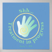 Behandlung im Gange Poster (Vorne)