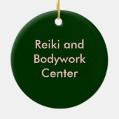 Behandlung im laufenden Yin Yang Door Hanger Keramik Ornament (Hinten)