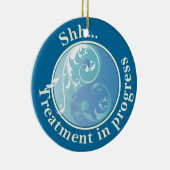 Behandlung im laufenden Yin Yang Door Hanger Keramikornament (Rechts)