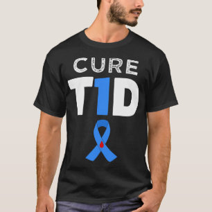 Behandlung Typ 1 Diabetes - T1D Bewusstsein hoffen T-Shirt