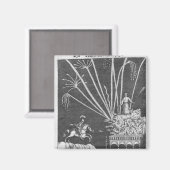 Behandlung von Bränden Magnet (Vorderseite/Rückseite)