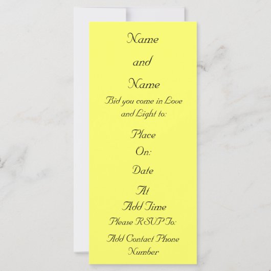 Behandlung von Einladungen (Rückseite)