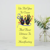 Behandlung von Einladungen (Stehend Vorderseite)