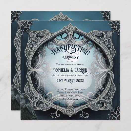 BEHANDLUNG VON EINLAGEN ZUR DROGENZELLTIK WICCA MO EINLADUNG (Vorne/Hinten)